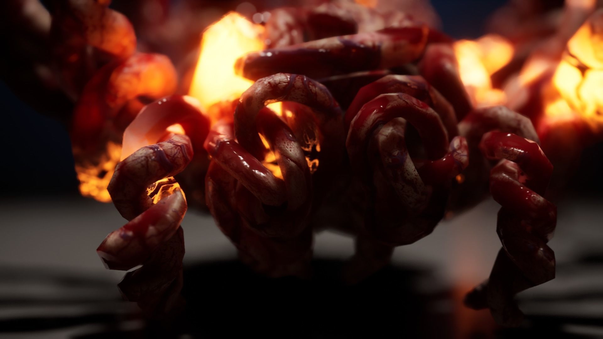 Gut Spider for UE Low-poly 3D model_8