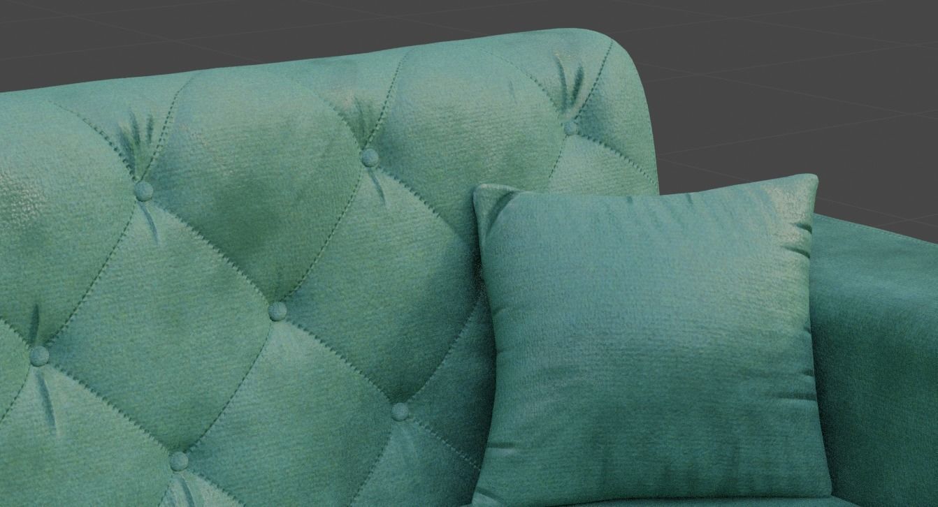 TUFTING SOFA 3D model_2