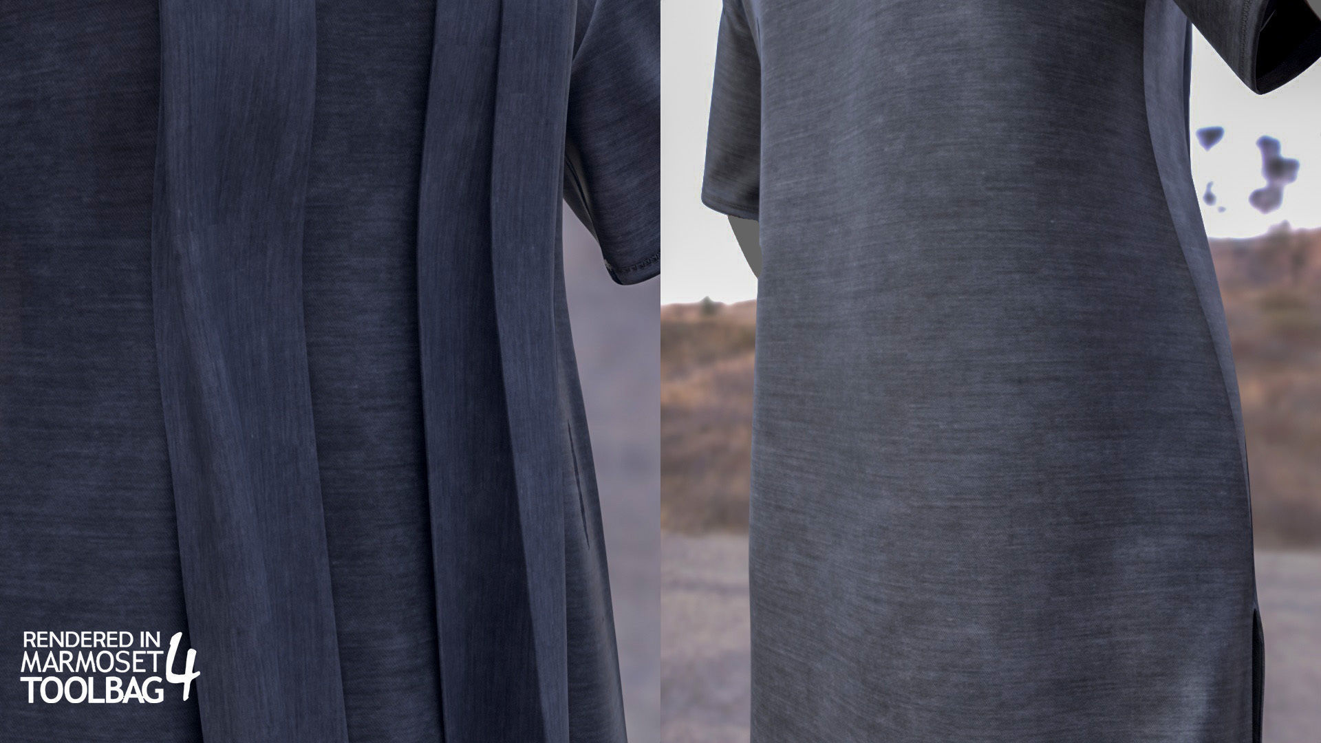 Female Warrior Outfit 1 Low-poly 3D model_16