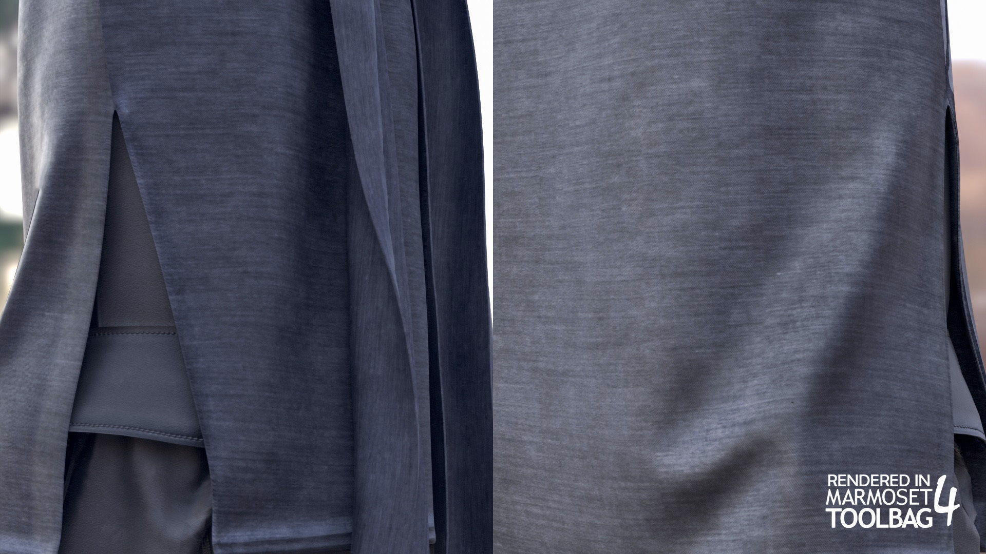 Female Warrior Outfit 1 Low-poly 3D model_14