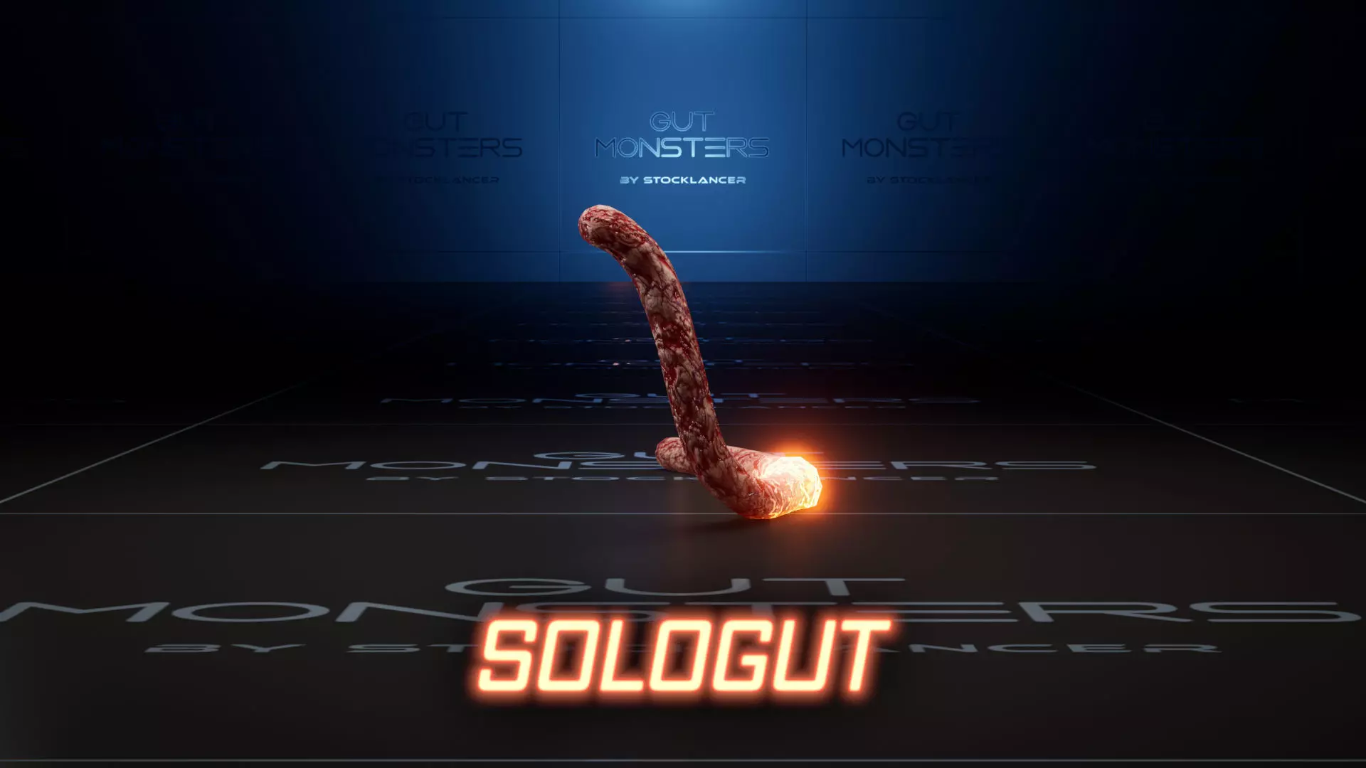 SoloGut for UE Low-poly 3D model_0