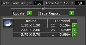 Diamond Halo Dangle Earrings 2 3D print model_2