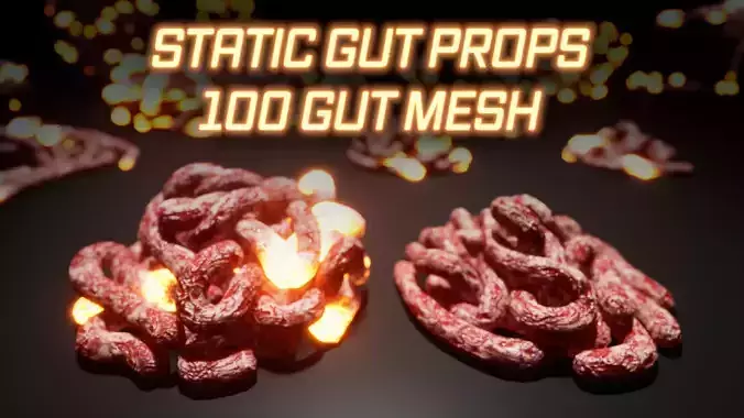 Static Gut Props for ue