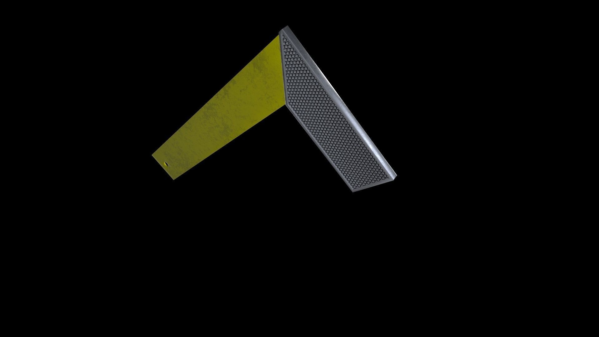 Old Miter Low-poly 3D model_3