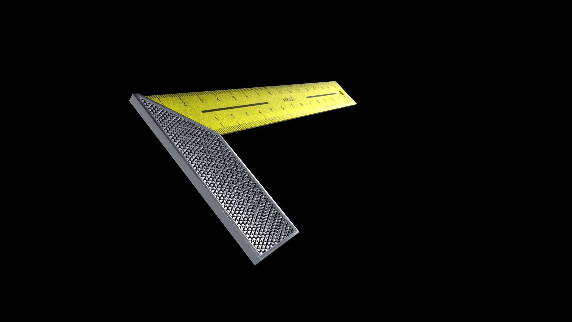 Old Miter Low-poly 3D model_2