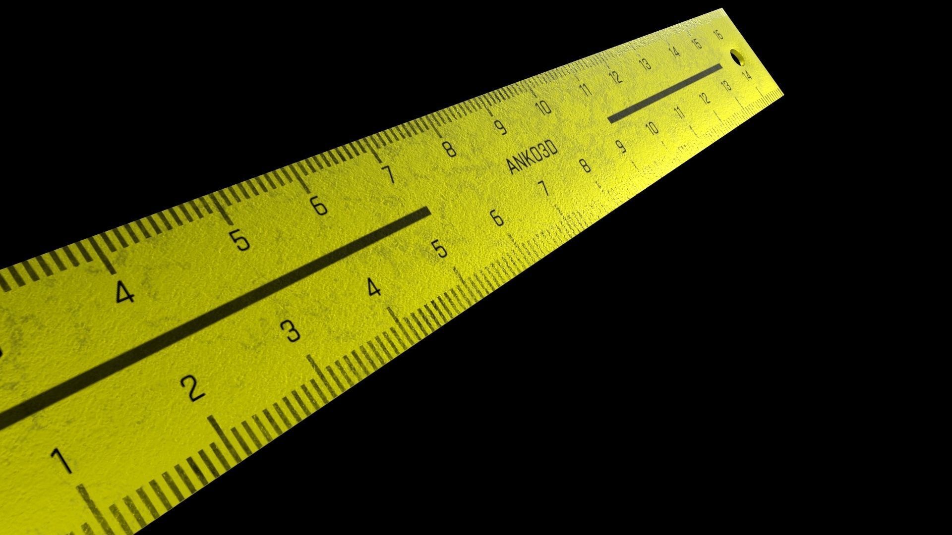 Old Miter Low-poly 3D model_5