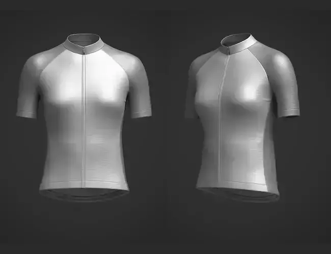 Women Half Sleeve Raglan Cycling Jersey
