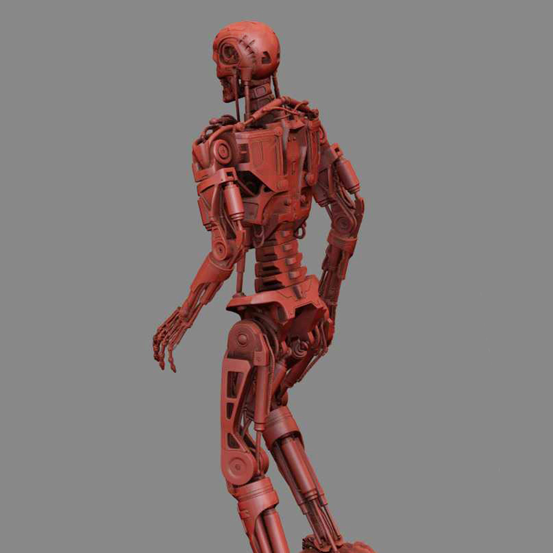 T-800 T2 TERMINATOR High Detal 3D print model_6