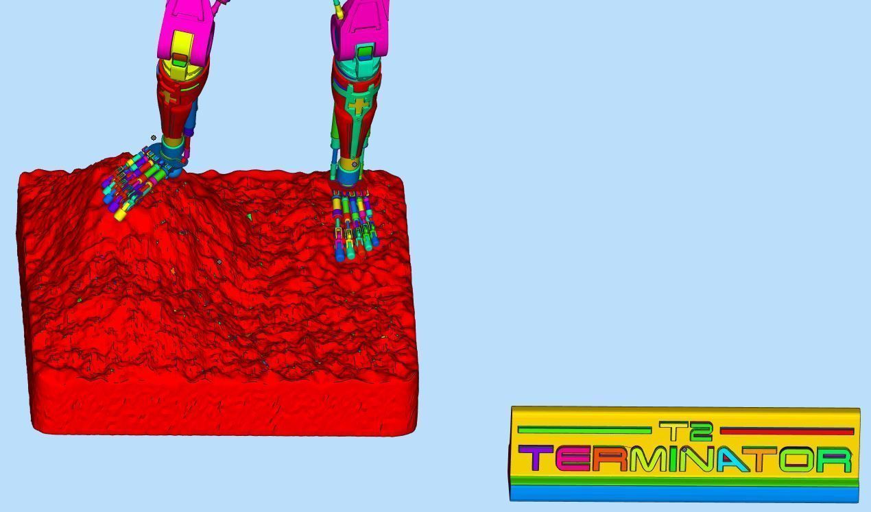 T-800 T2 TERMINATOR High Detal 3D print model_8