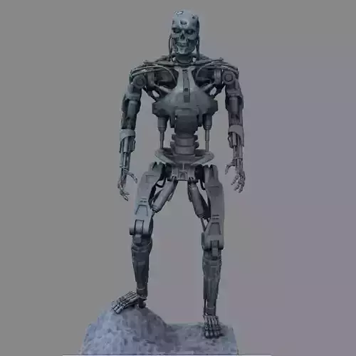 T-800 T2 TERMINATOR High Detal 3D print model