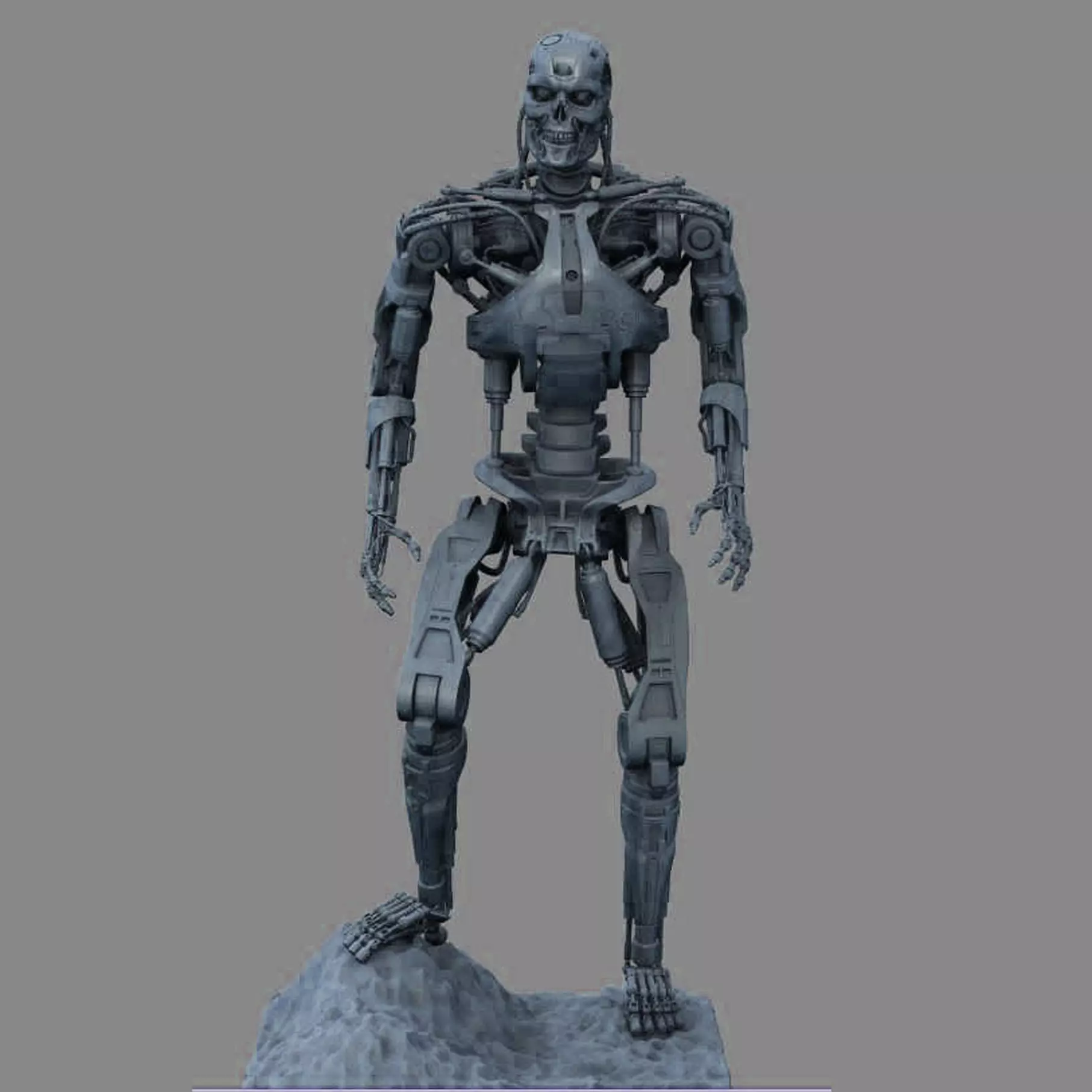 T-800 T2 TERMINATOR High Detal 3D print model_0