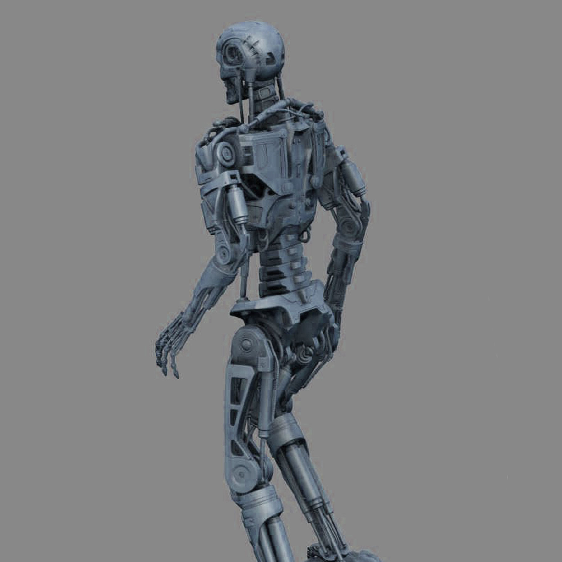 T-800 T2 TERMINATOR High Detal 3D print model_5