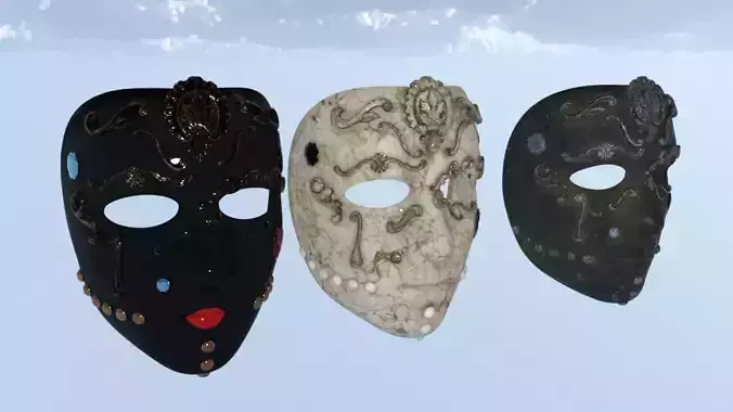 Masks carnival party unissex