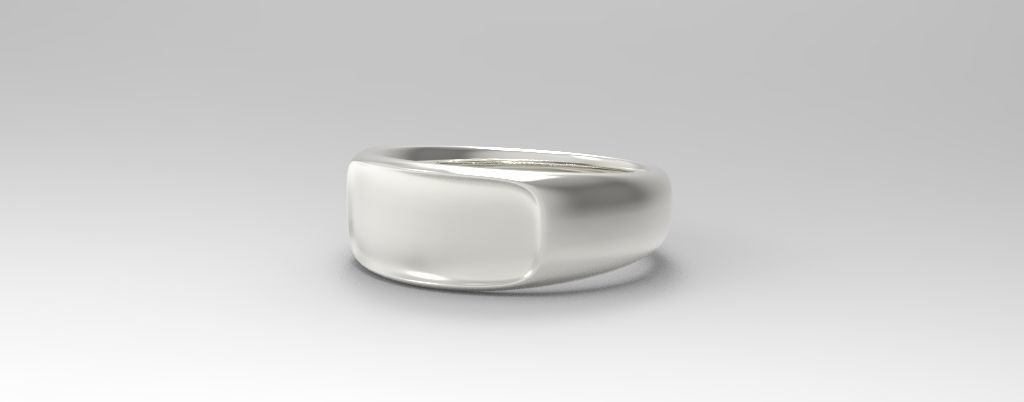 Signet ring 3d model file 3D print model_3