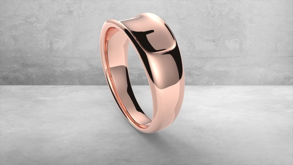 Signet ring 3d model file 3D print model_7