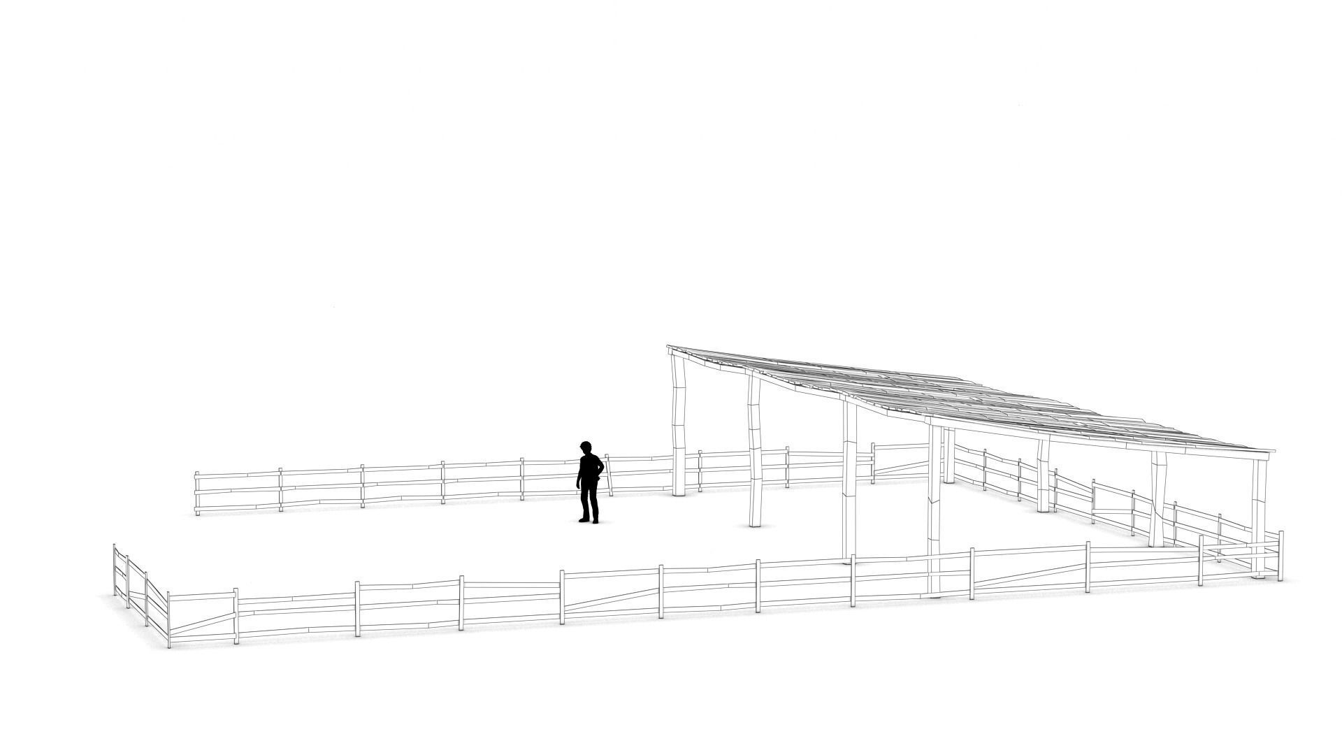 West Wild Stable 01 Low-poly 3D model_9