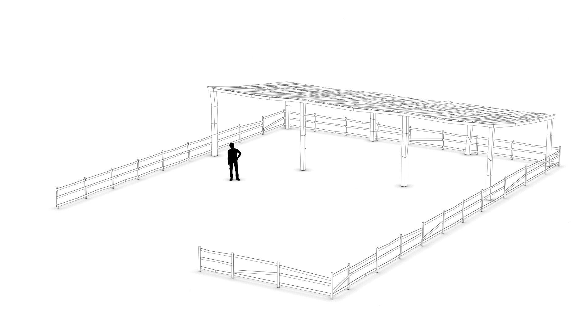 West Wild Stable 01 Low-poly 3D model_7