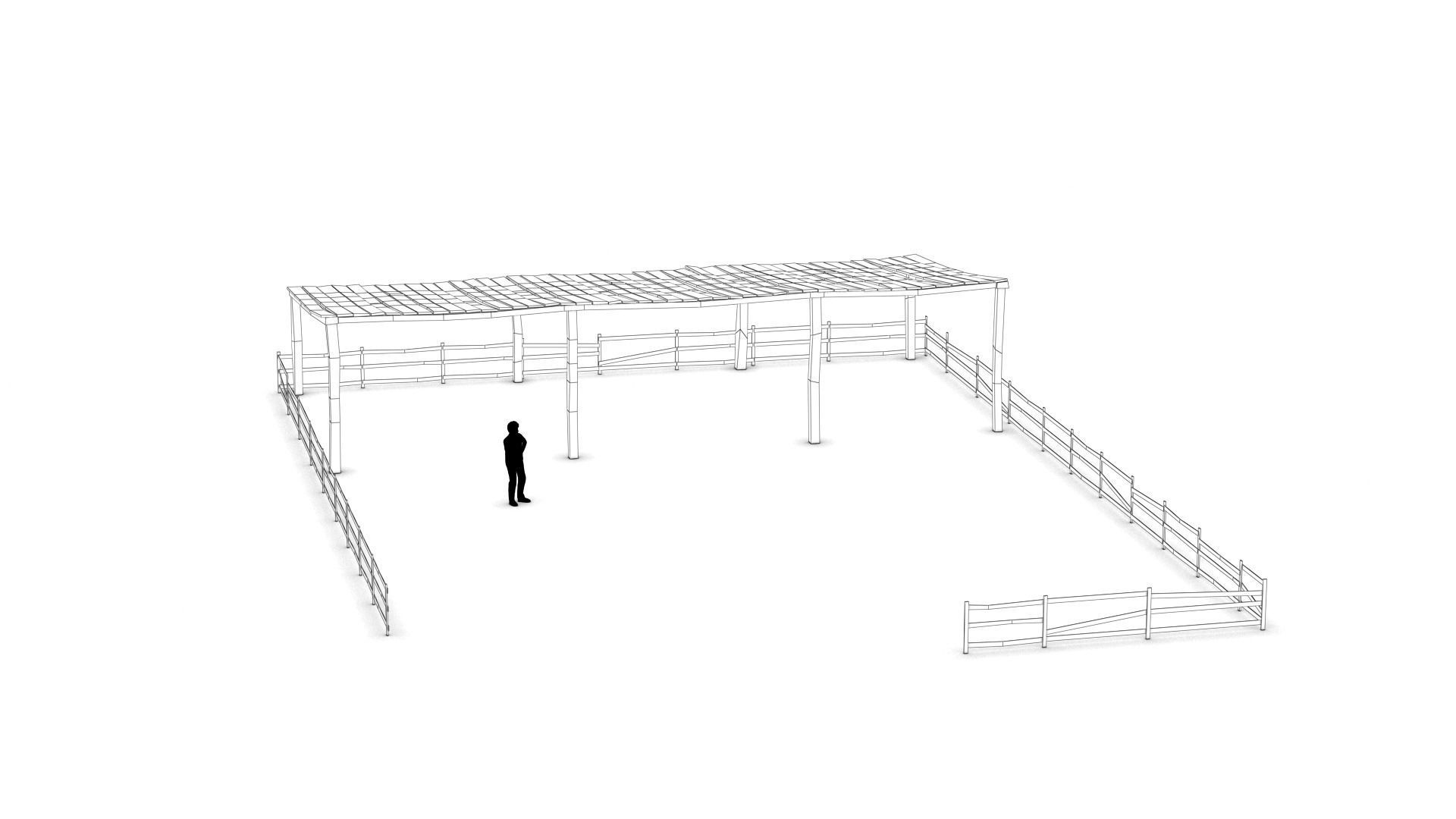 West Wild Stable 01 Low-poly 3D model_8