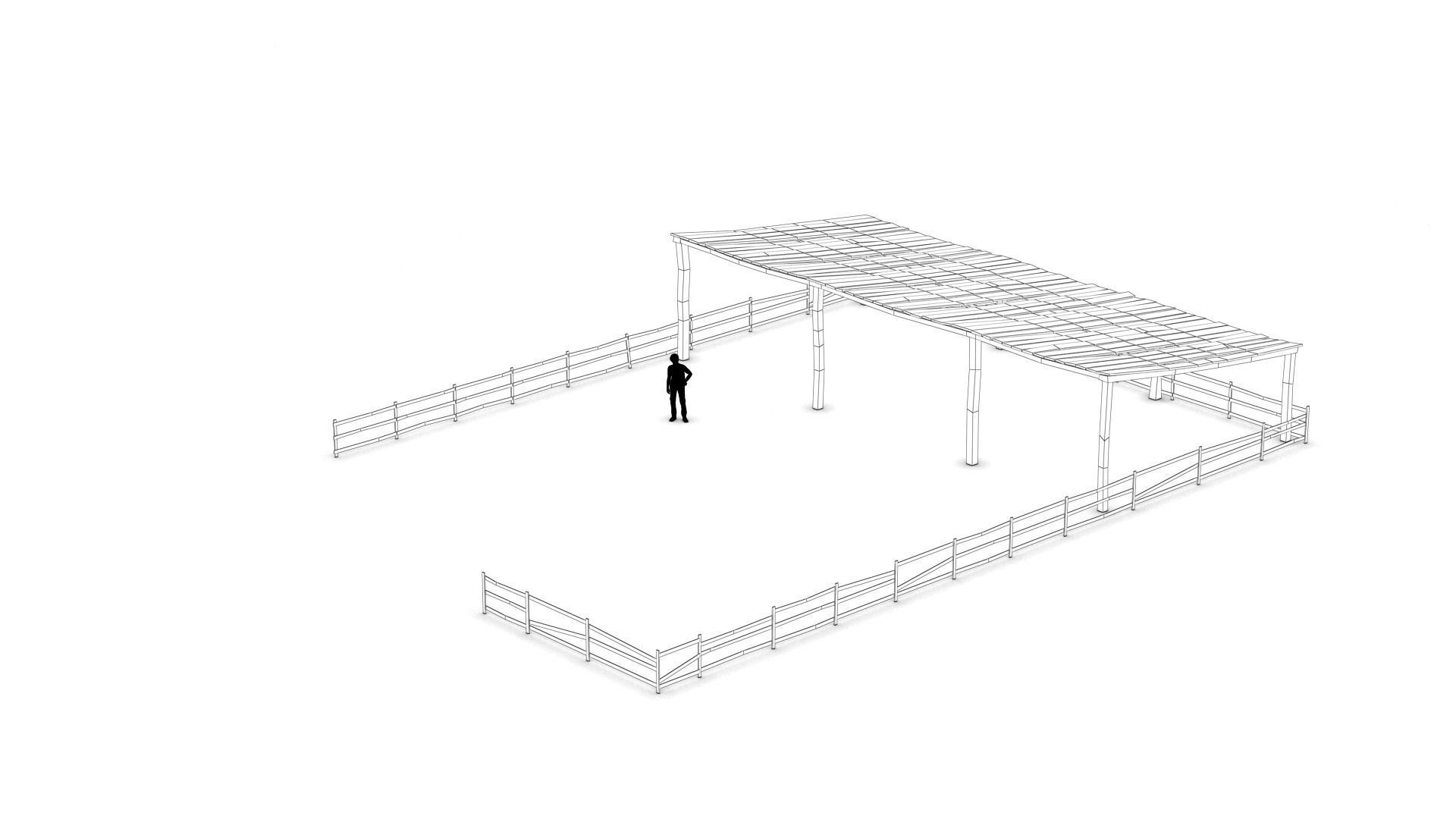 West Wild Stable 01 Low-poly 3D model_11