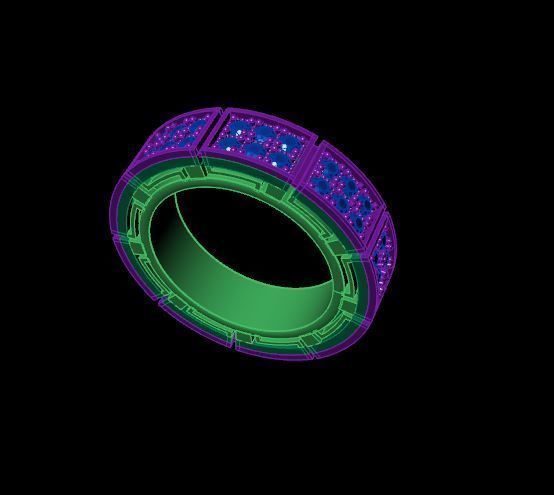 Rings 3D print model_2