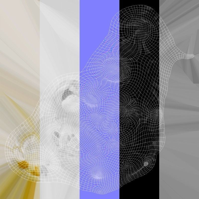 Popcorns - Var01 Low-poly 3D model_8