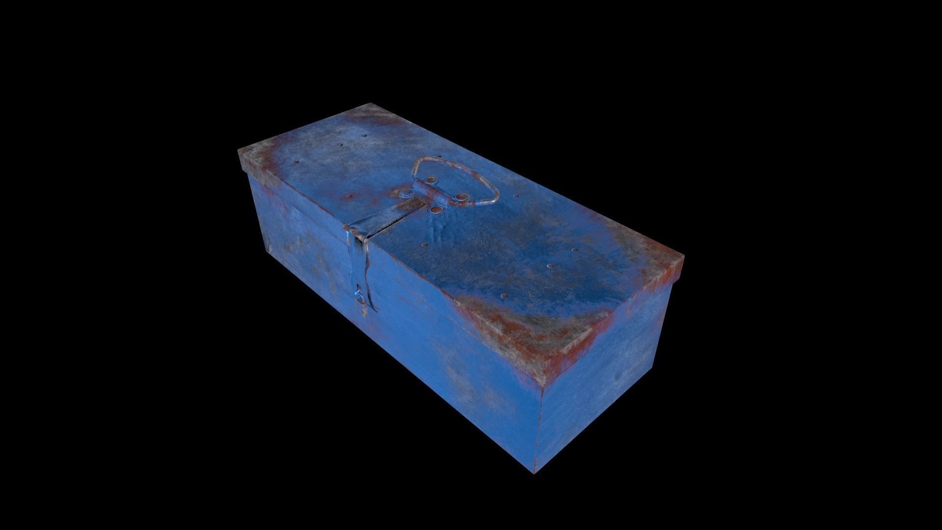 OLD TOOL BAG Low-poly 3D model_5