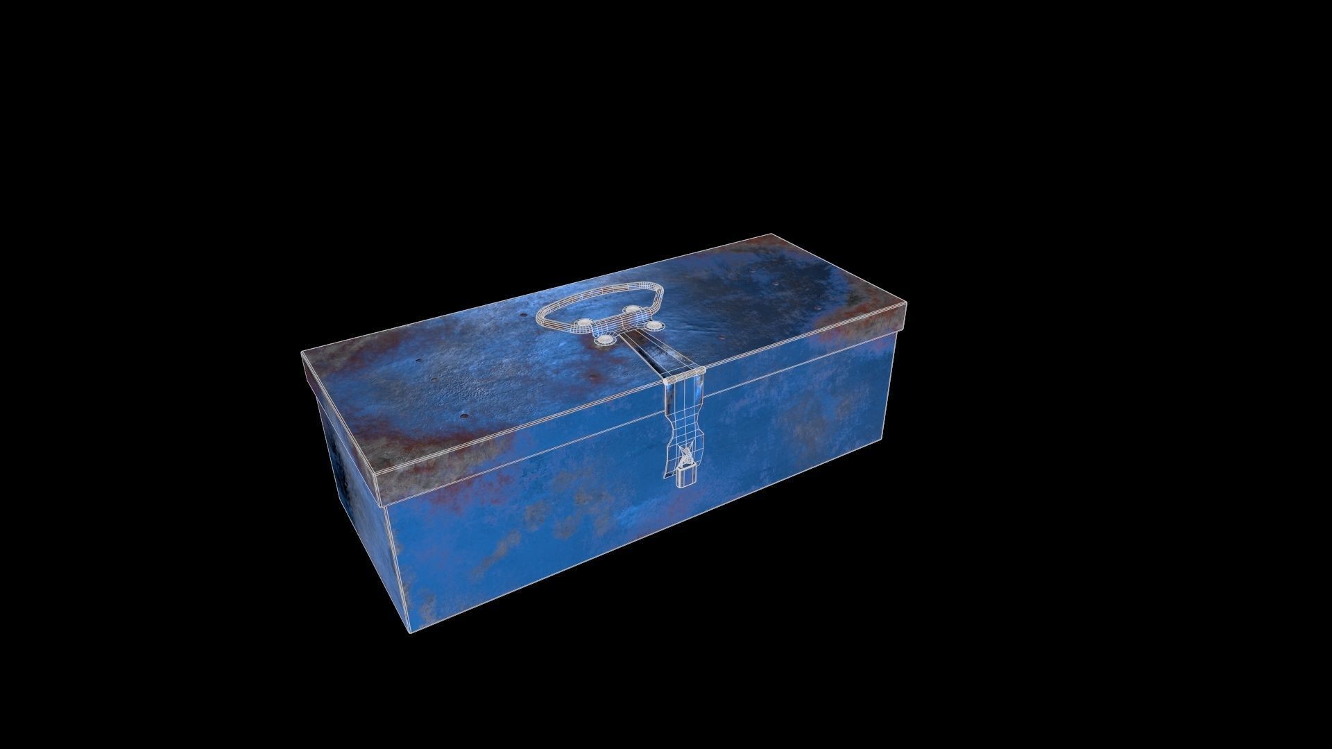 OLD TOOL BAG Low-poly 3D model_6