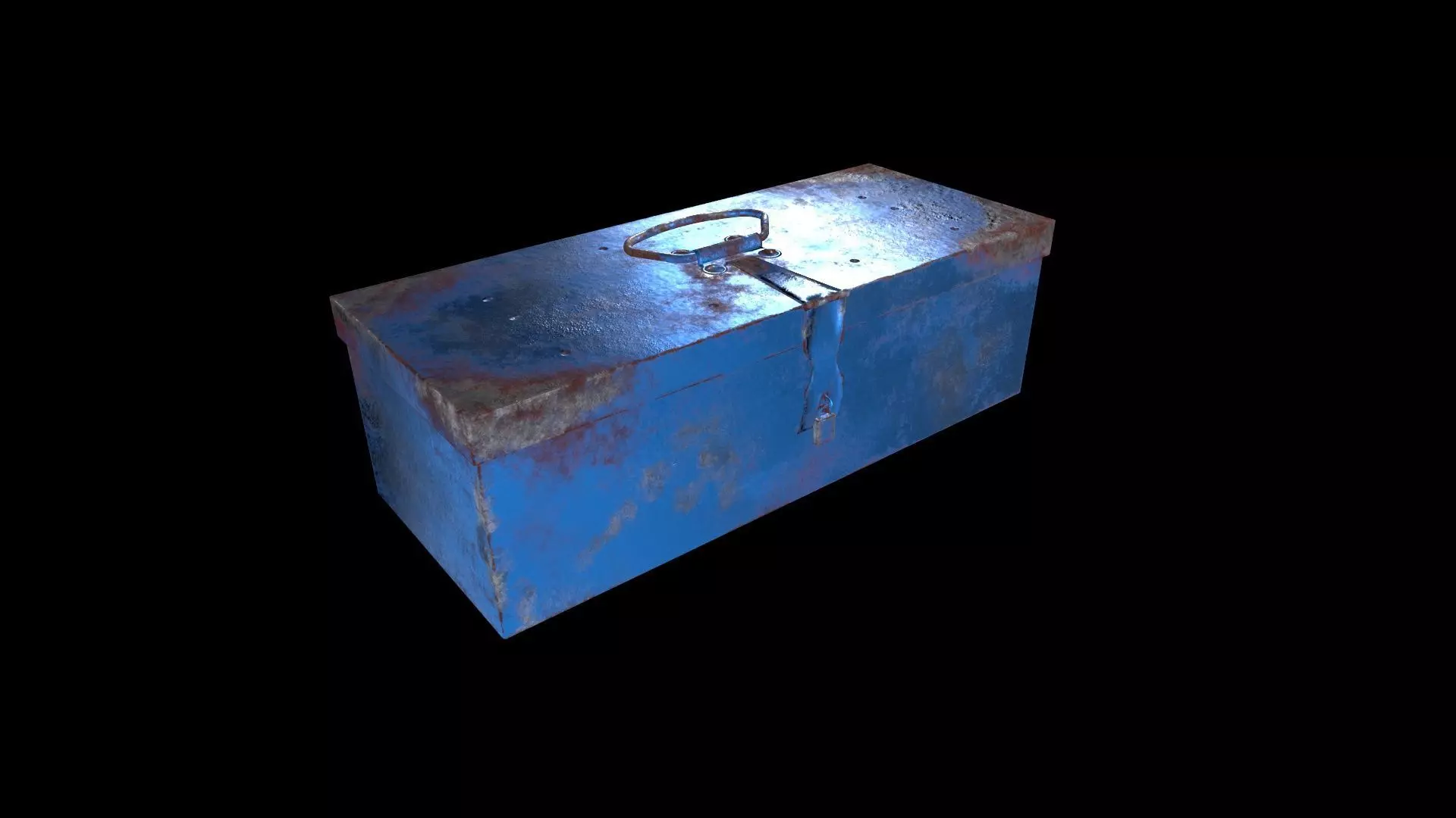 OLD TOOL BAG Low-poly 3D model_0
