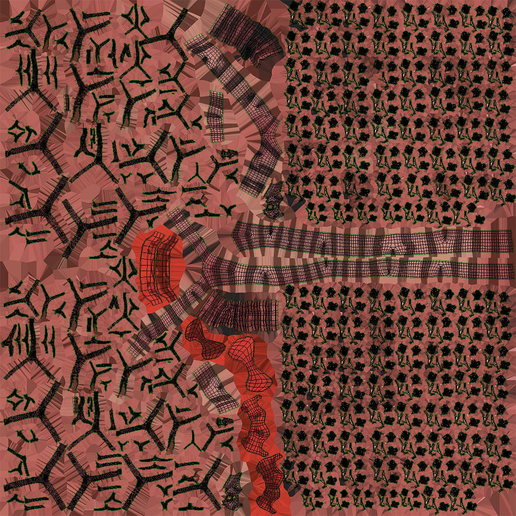 Anatomical Cross-Sectoion of LUNGS Low-poly 3D model_29