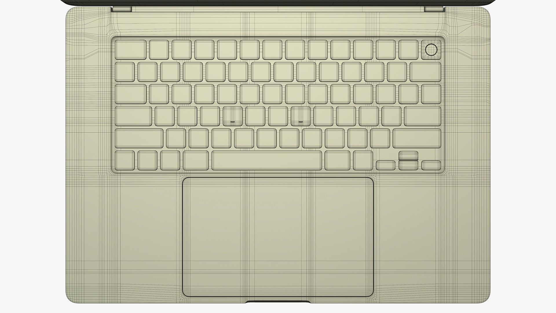 Apple MacBook Pro M3 Max 16-inch Space Black 3D model_17