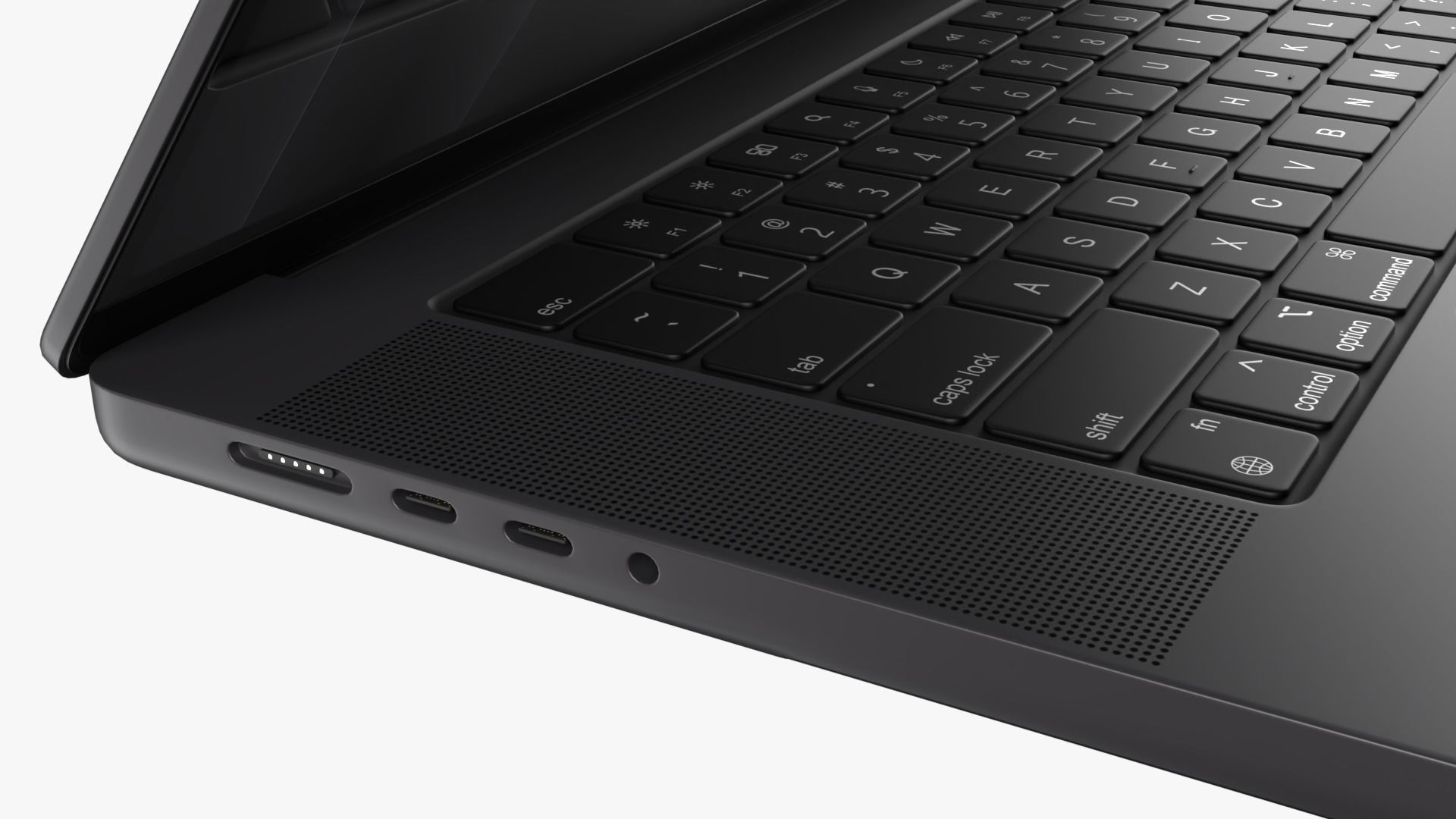 Apple MacBook Pro M3 Max 16-inch Space Black 3D model_8