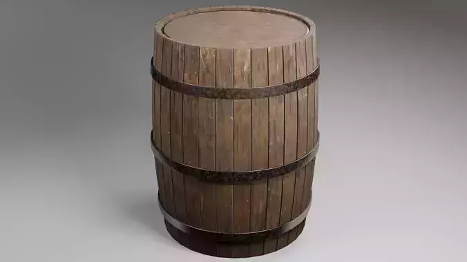 Wood Barrel