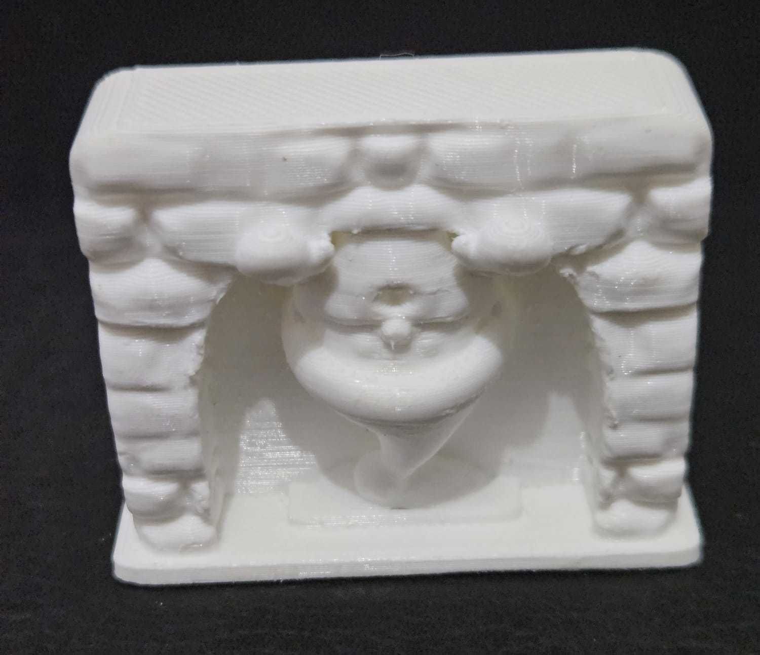 Santa Claus in Chimney 3D print model_11