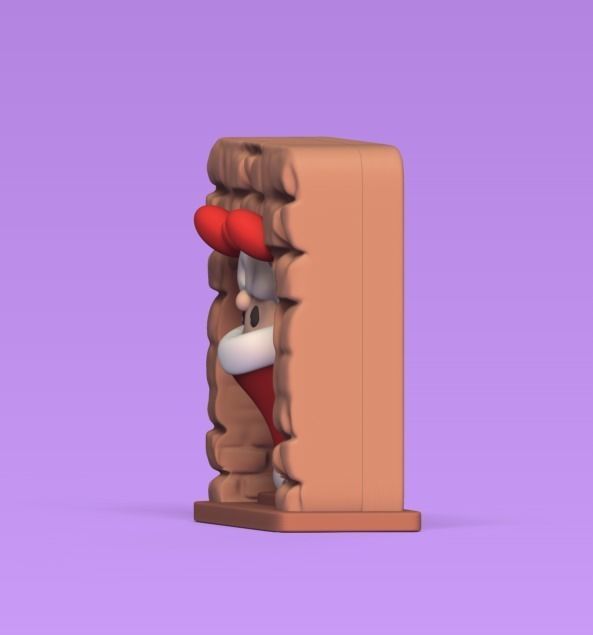 Santa Claus in Chimney 3D print model_3