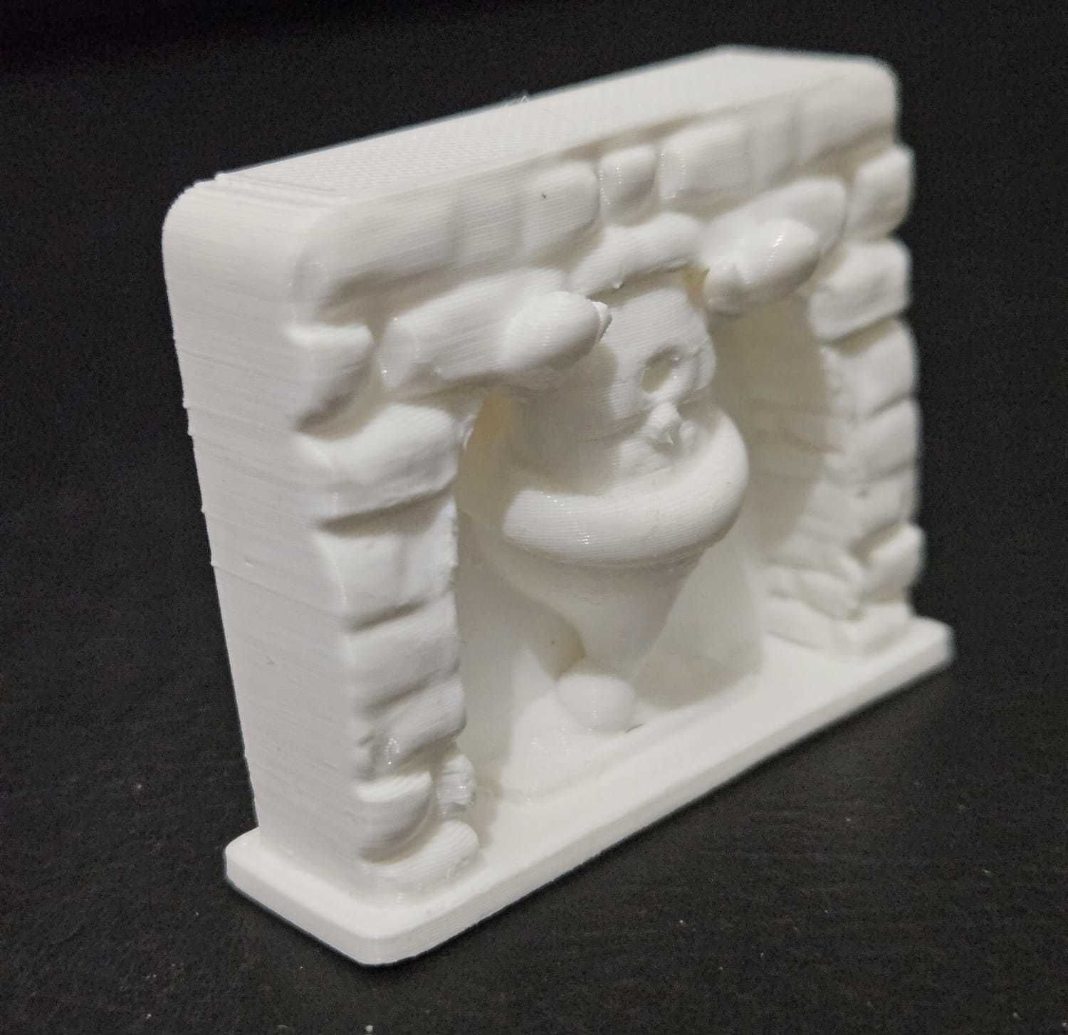 Santa Claus in Chimney 3D print model_9