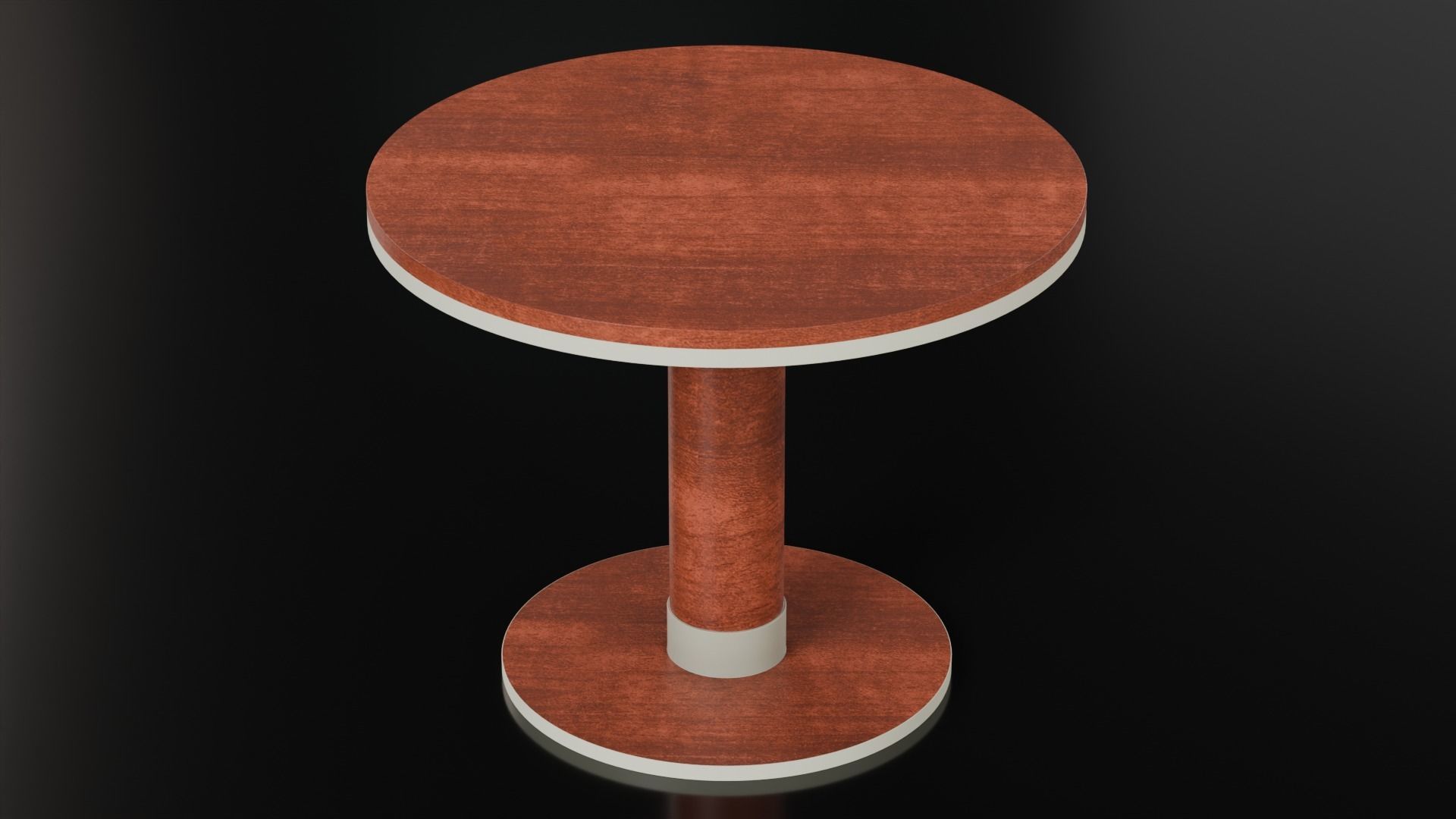 Kitchen Disc Table - 21 Finishes Low-poly 3D model_20