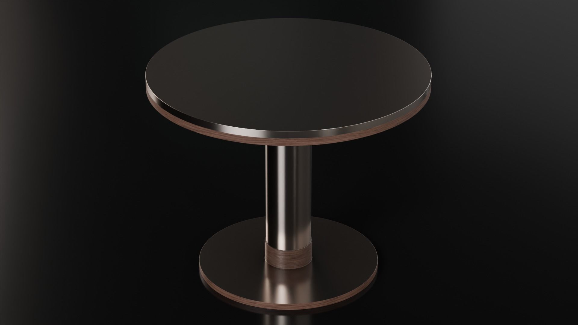 Kitchen Disc Table - 21 Finishes Low-poly 3D model_16