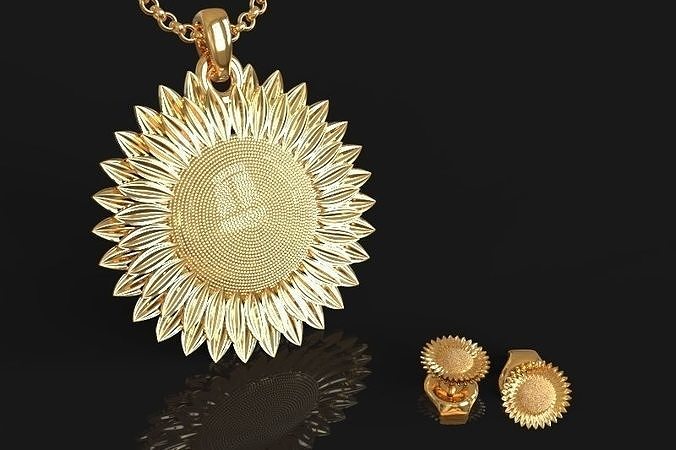 Sunflower 3D print model