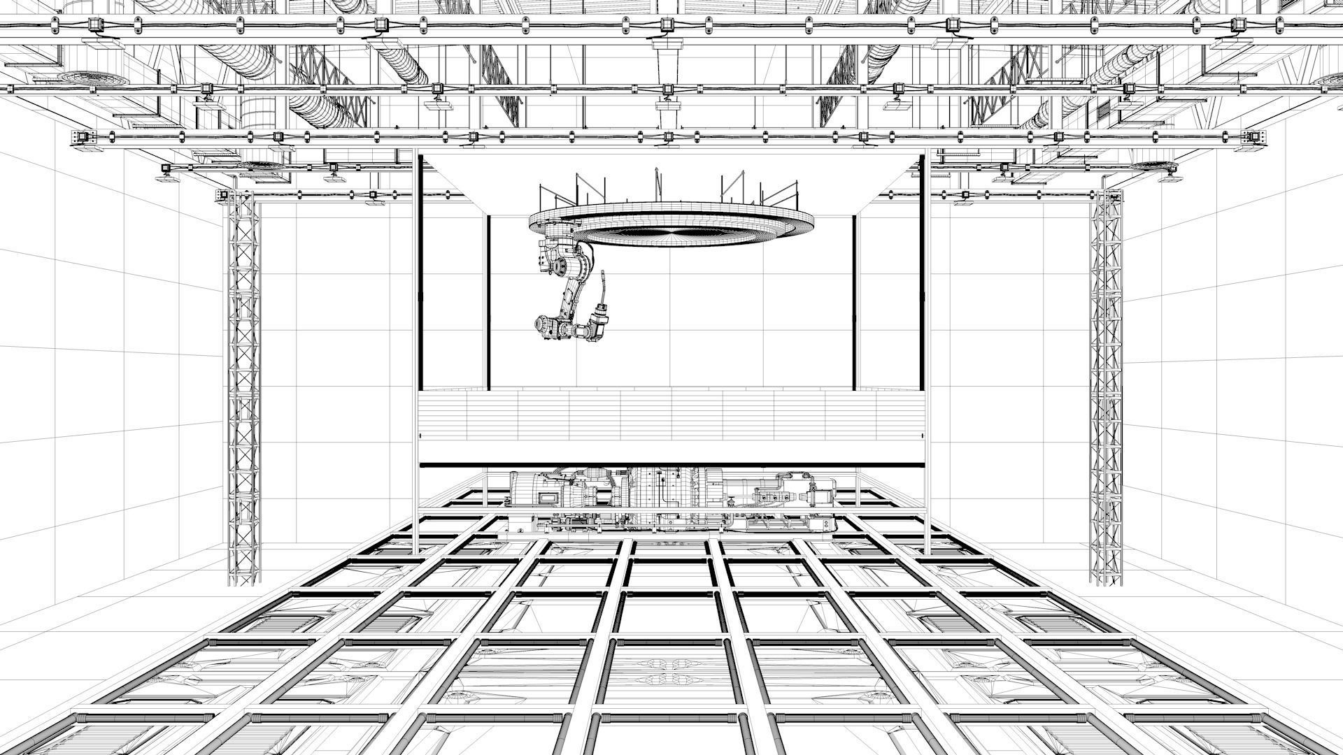 Robotic arm sci-fi 3D model 3D model_5