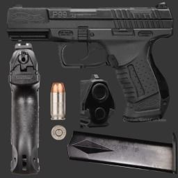 P99 Pistol Free low-poly 3D model_2