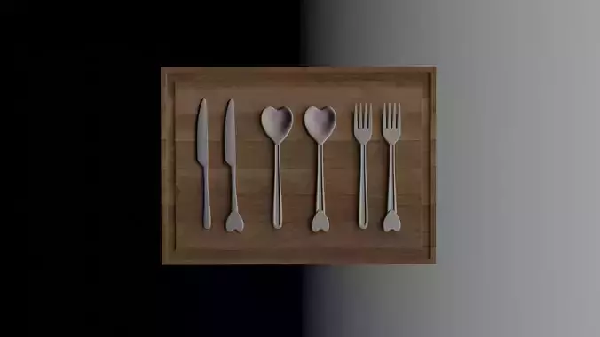Heart Cutlery