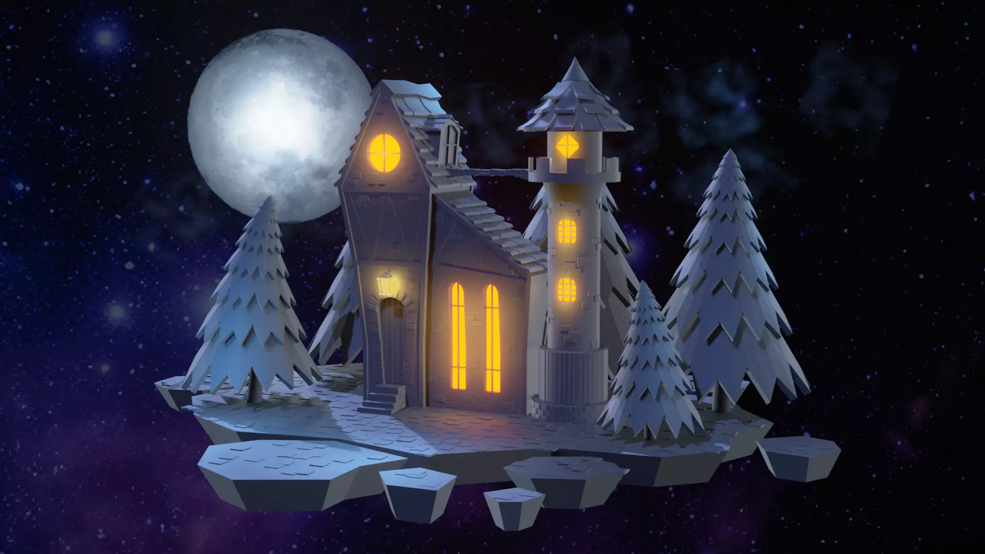 Mini world 02 3D model_0