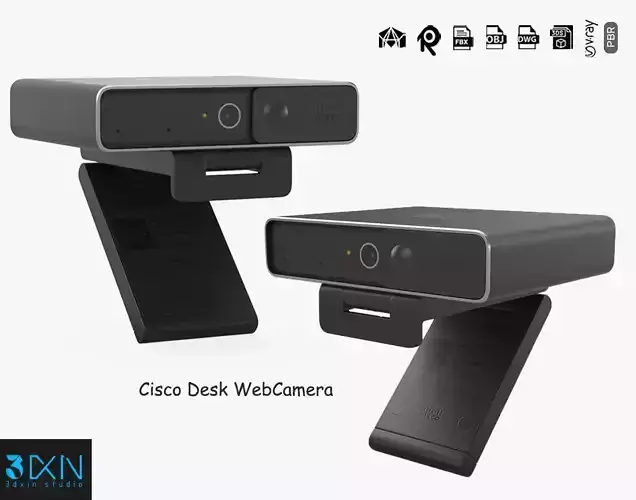 Cisco Desk USB WebCamera 3D model