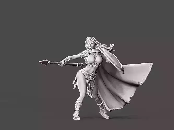 Spartan Godess - 35mm scale