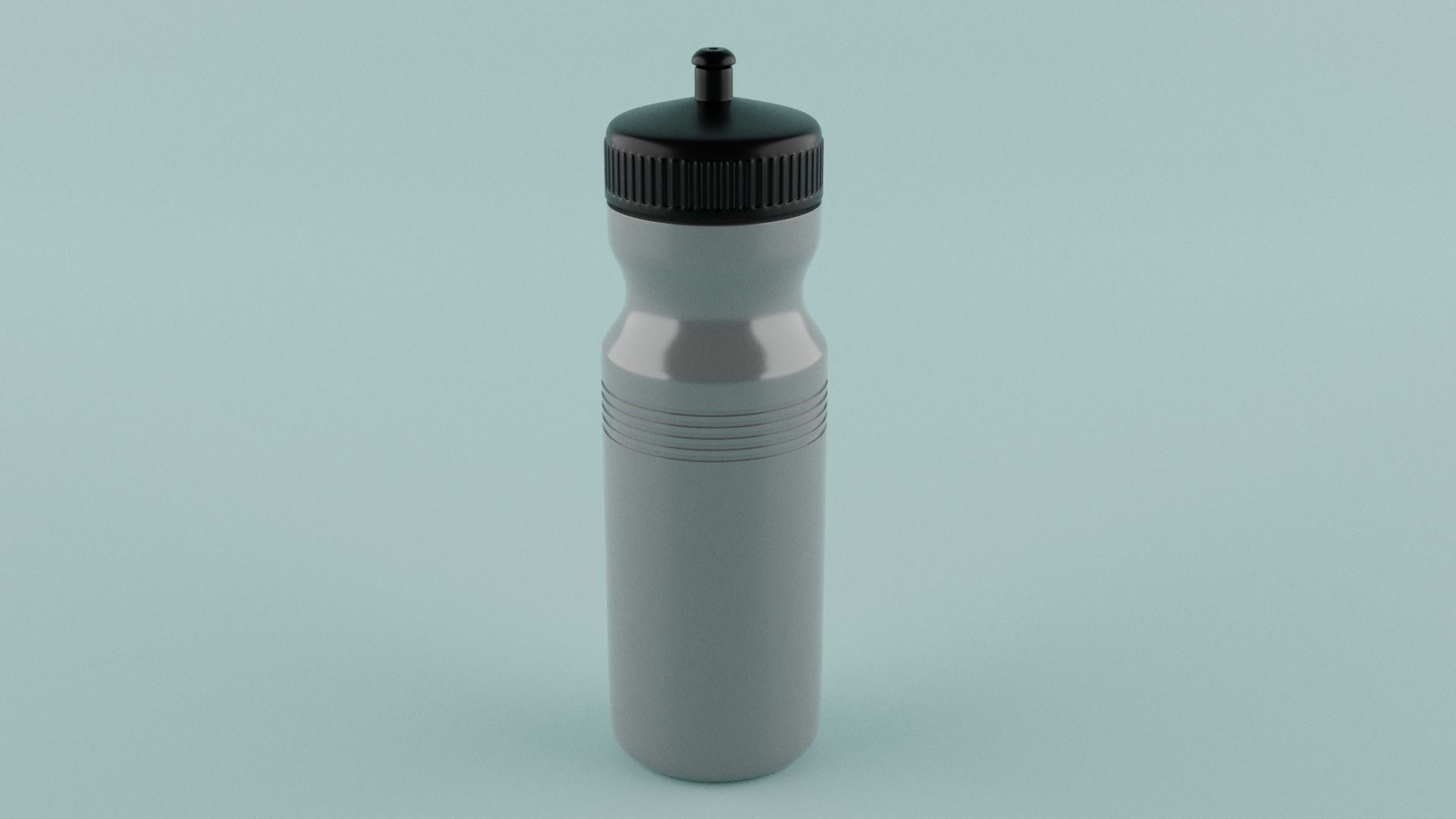Sport water bottle 3D model_1