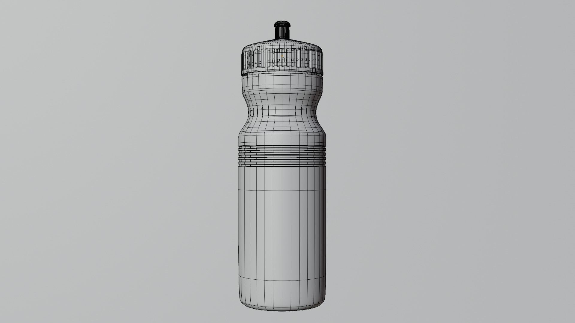 Sport water bottle 3D model_4