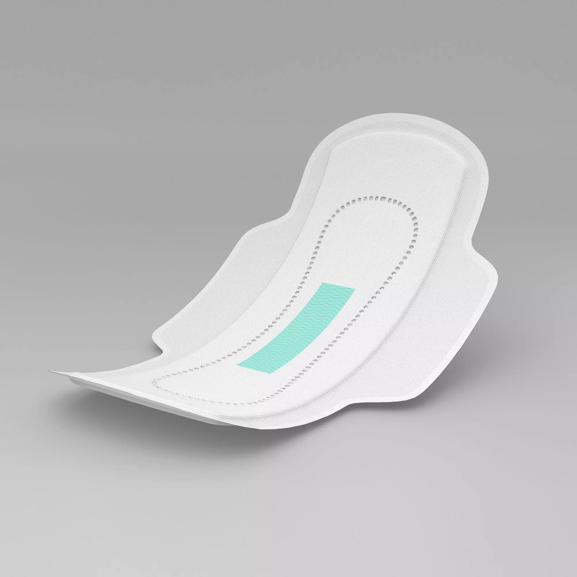 Sanitary Napkin Pad 3D model_0