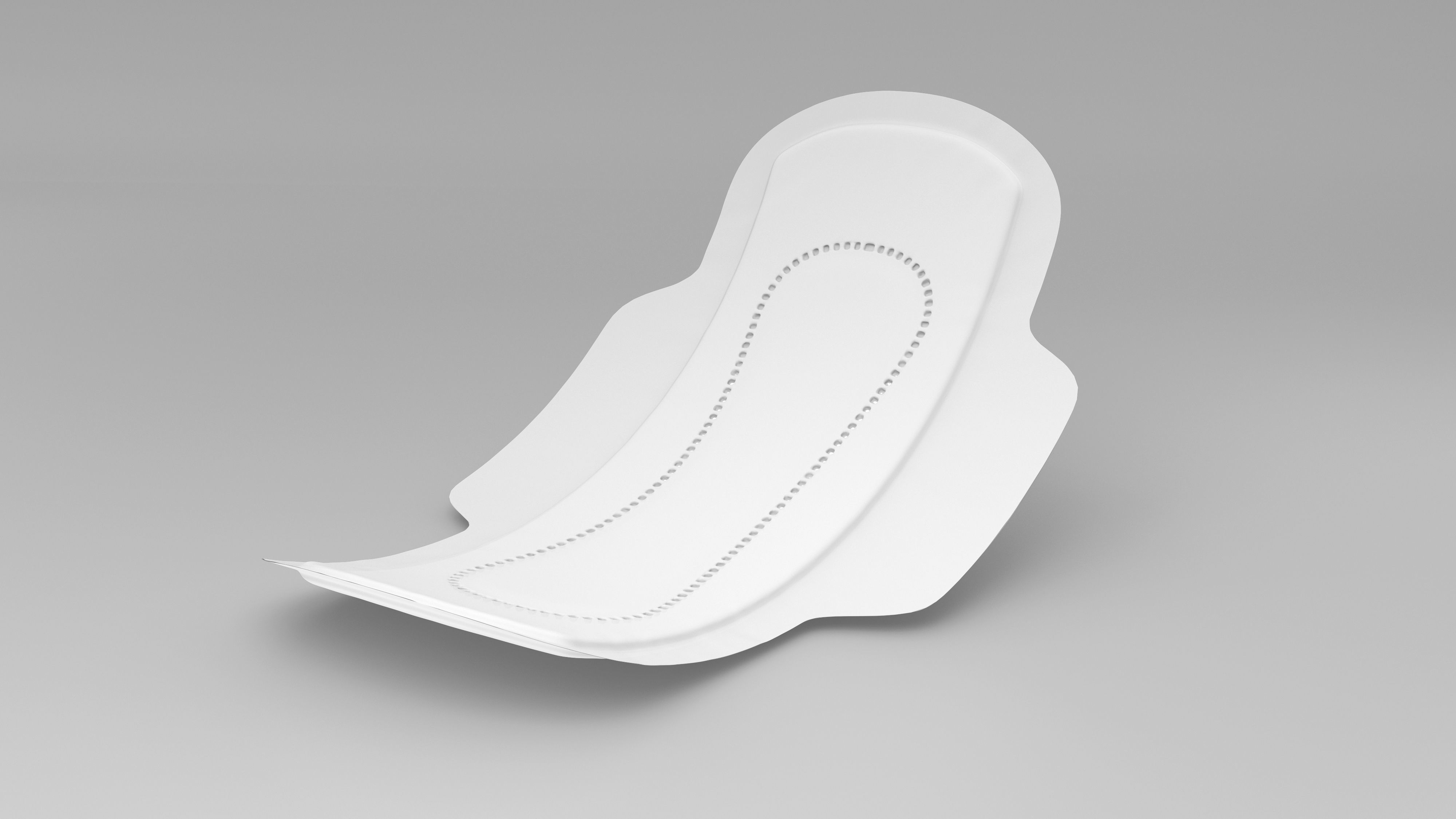Sanitary Napkin Pad 3D model_6