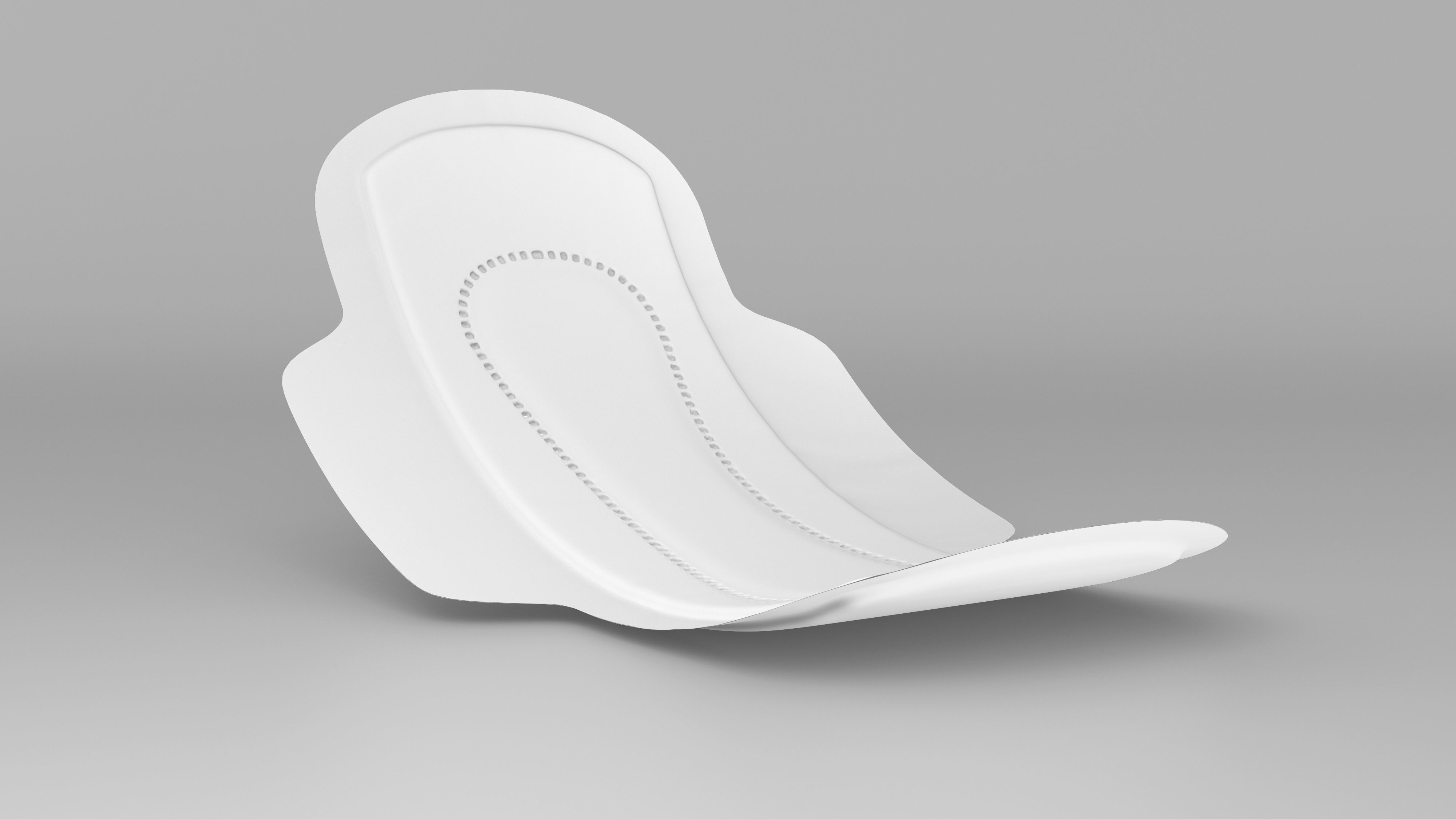 Sanitary Napkin Pad 3D model_7