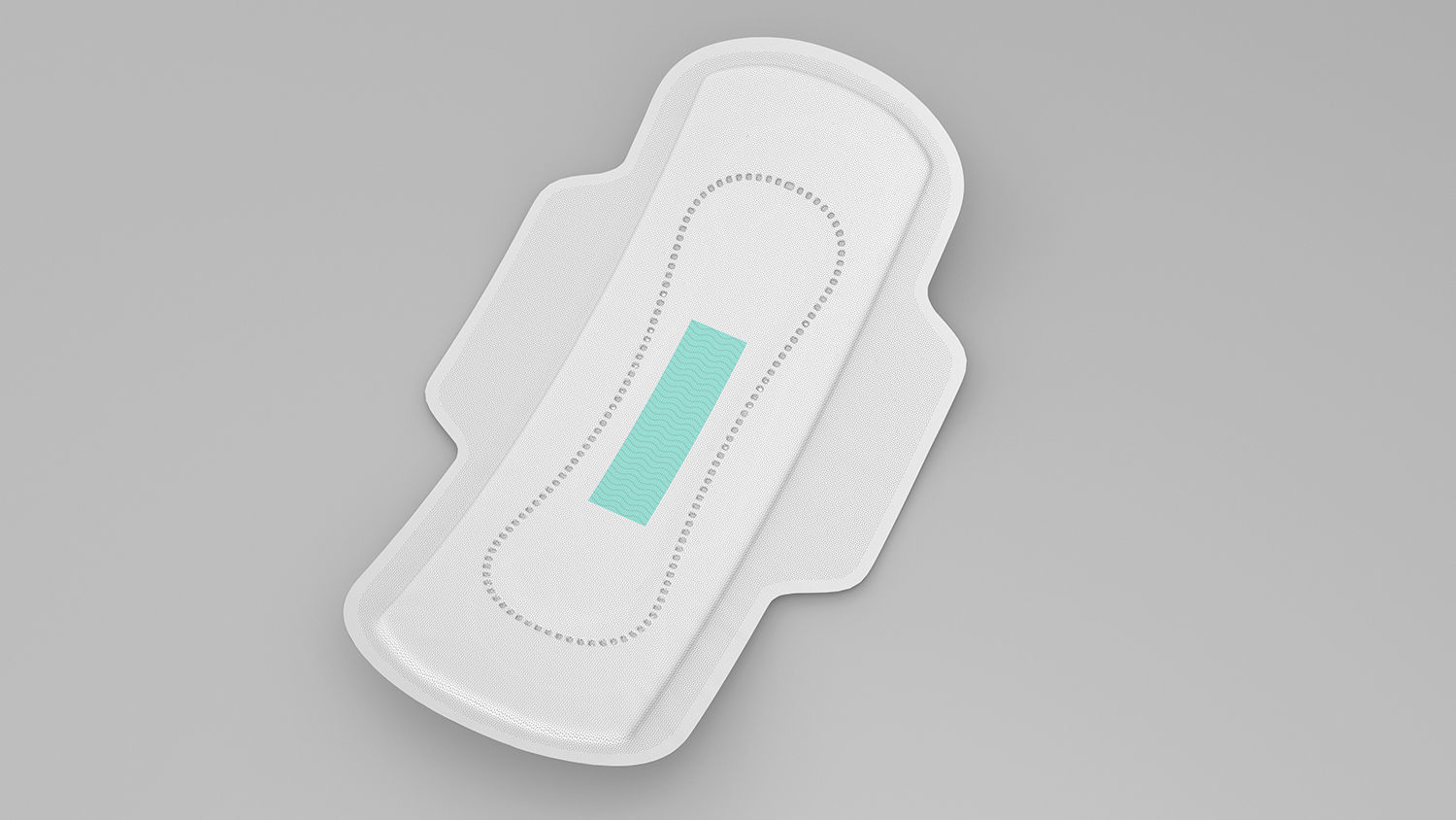 Sanitary Napkin Pad 3D model_4